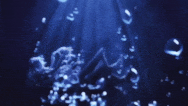 a drawing of a person floating in the water with chinese writing on the bottom