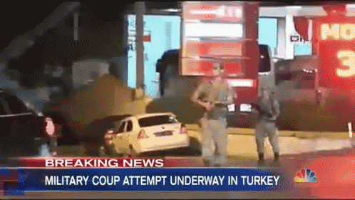 military coup attempt underway in turkey is being reported