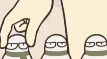 a cartoon of a person sleeping on a bed with glasses on .