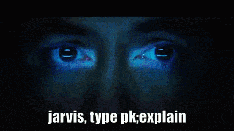 jarvis type pk explain is written on a blue background