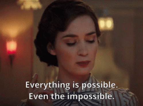 Mary Poppins Returns Possible GIF - Mary Poppins Returns Possible Impossible GIFs
