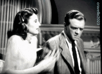 a man and a woman are standing next to each other in a black and white photo taken by crew # 02023