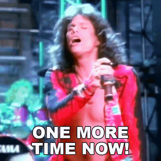 One More Time Now Aerosmith GIF - One More Time Now Aerosmith Love In An Elevator Song GIFs
