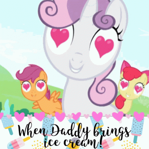 When Daddy Bring Ice Cream GIF - When Daddy Bring Ice Cream My Little Pony GIFs