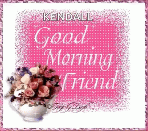 Good Morning Friend Rose GIF - Good Morning Friend Rose Vase GIFs