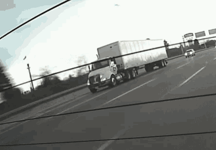Truck Highway GIF - Truck Highway Crash GIFs