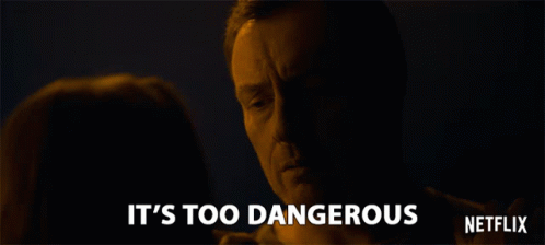 Its Too Dangerous Toby Stephens GIF - Its Too Dangerous Toby Stephens John Robinson GIFs