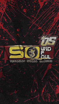 a black and red poster that says ' u5 und soul ' on it