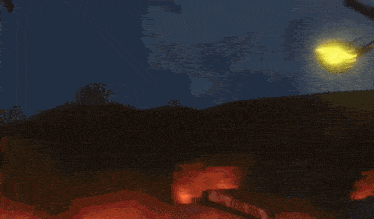 a computer generated image of a robot with glowing lights around it