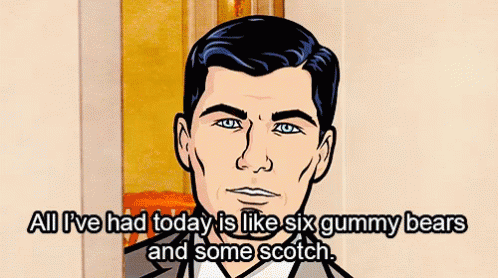 When You Can'T Cook GIF - Archer Scotch Gummy Bears GIFs