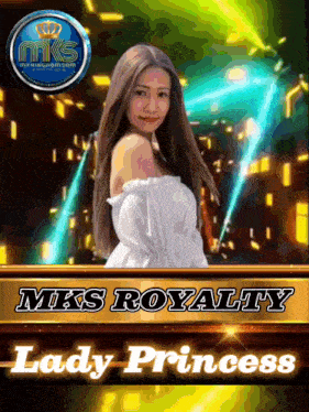 a poster for miks royalty lady princess shows a woman