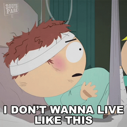 I Dont Wanna Live Like This Eric Cartman GIF - I Dont Wanna Live Like This Eric Cartman South Park GIFs