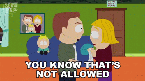 You Know Thats Not Allowed Butters Stotch GIF - You Know Thats Not Allowed Butters Stotch Stephen Stotch GIFs