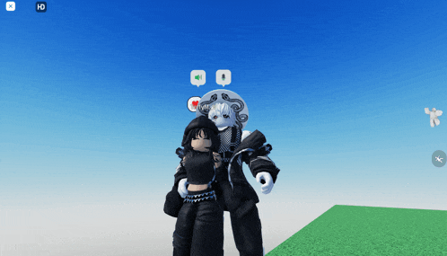 a screenshot of a video game shows a girl and a man standing next to each other