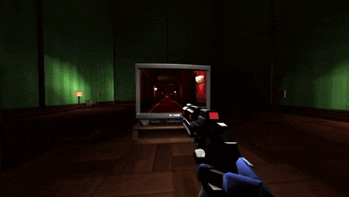 a video game is being played on a tv