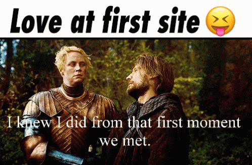 Love At First Sight GIF - Love At First Sight Game Of Thrones GIFs