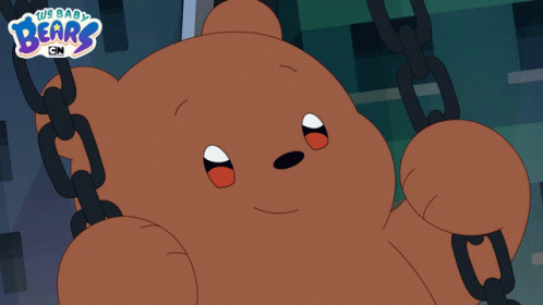 Star Eyes Grizzly Bear GIF - Star Eyes Grizzly Bear We Baby Bears GIFs
