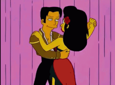 Isabella Baila El Tango De La Muerte GIF - Tango De La Muerte Los Simpson Los Simpsons GIFs