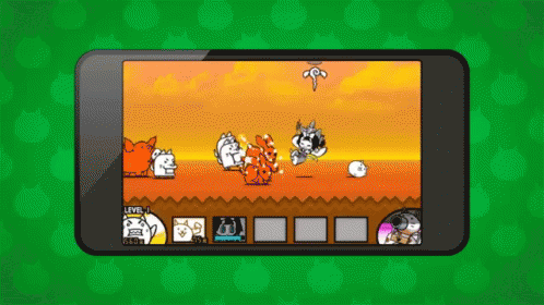 貓咪大戰手遊 Ponos The Battle Cats Gaming GIF - 貓咪大戰手遊 Ponos The Battle Cats Gaming GIFs