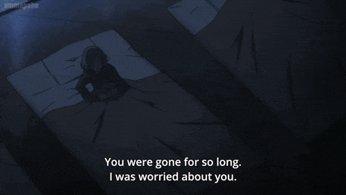 a person laying in a bed with the words i thought you 'd wandered into the forest and gotten lost below them