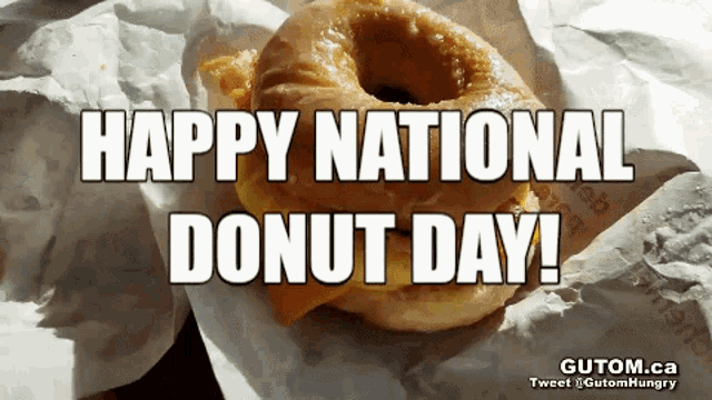 Happy National Donut Day Donut GIF - Happy National Donut Day Donut Donuts GIFs
