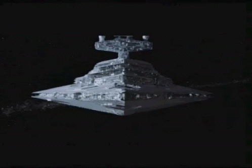Escaping A Star Destroyer - Star Wars GIF - Star Wars Star Destroyer Millenium Falcon GIFs