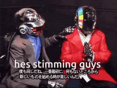 Daft Punk Stimming GIF