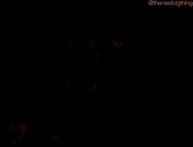 a red background with the nextbigthing written on the bottom right