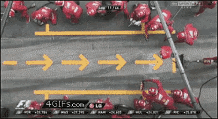 Pit Stop Race GIF - Pit Stop Race F1 GIFs