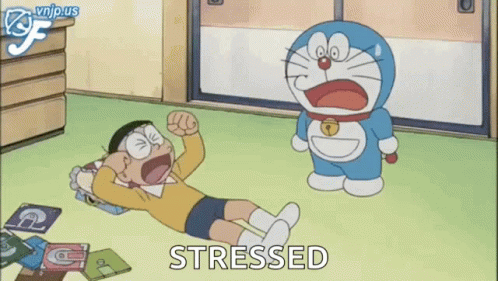 Doraemon Nobita GIF - Doraemon Nobita Stressed GIFs