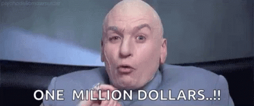 Dr Evil One Billion Dollars GIF