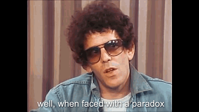 Lou Reed Paradox GIF