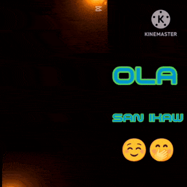 a screenshot of a video with the words ola san iwaw on it