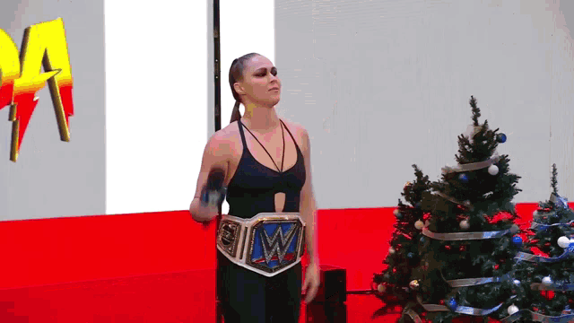 Rondarousey Wwe GIF