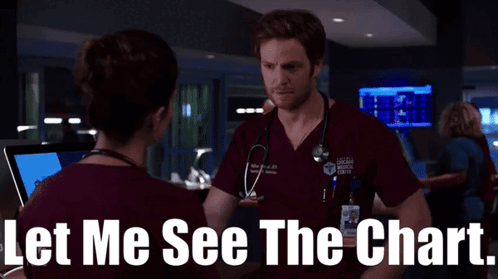 Chicago Med Will Halstead GIF - Chicago Med Will Halstead Let Me See The Chart GIFs