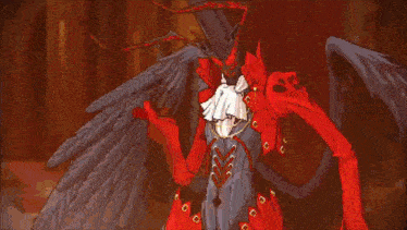 a video game character named maeigaon is standing in a dark room