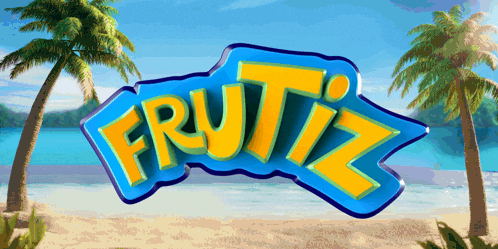 a blue and yellow sign that says frutiz on it