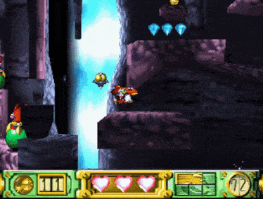a screenshot of a video game with the number 72 on the bottom left