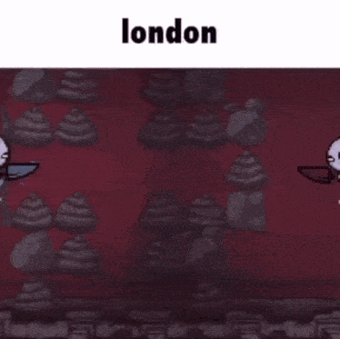 a screenshot of a video game with the word london at the top