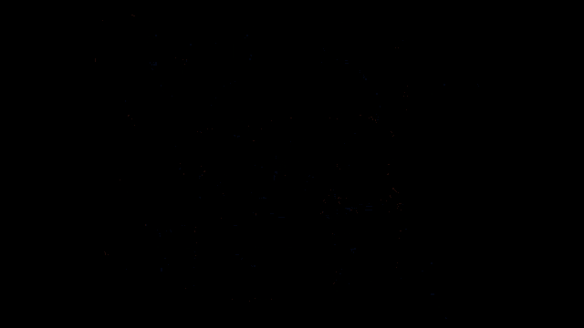 the letter r is in a circle on a black background .