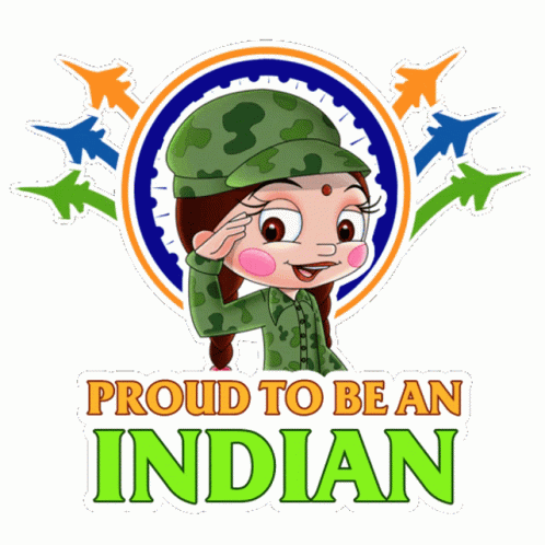 Proud To Be An Indian Chutki GIF - Proud To Be An Indian Chutki Chhota Bheem GIFs