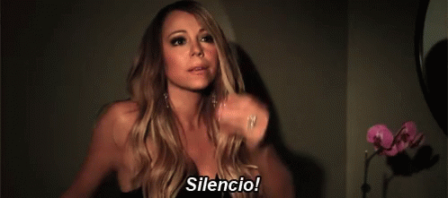 Mariah Carey Silenzio GIF - Mariah Carey Silenzio Shut Up GIFs