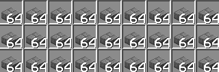 a row of blocks with the numbers 64 64 64 64 64 64 64 64 64 64 64 64 64 64 64 64 64 64 64 64 64 64