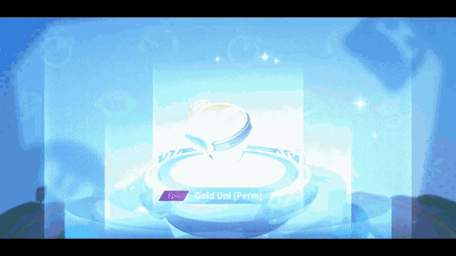 an epic gold uni perm is displayed in a game