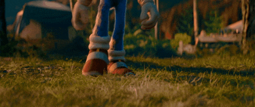 a close up of sonic the hedgehog 's face