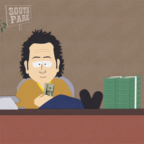 Counting Money Rob Schneider GIF - Counting Money Rob Schneider South Park GIFs