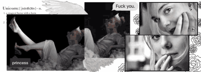 a collage of images with the word princess on the bottom right