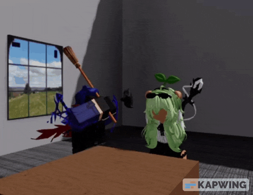 a screenshot of a video game with the word kapwing on the bottom right