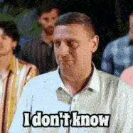 a man says i don t know in front of a crowd of people
