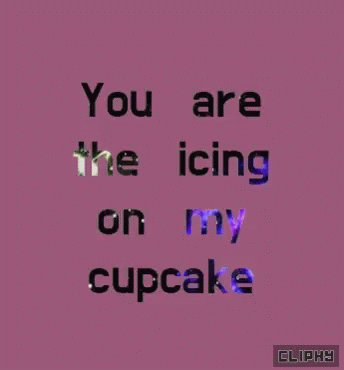 Cliphy Icing On My Cupcake GIF - Cliphy Icing On My Cupcake Foodie GIFs